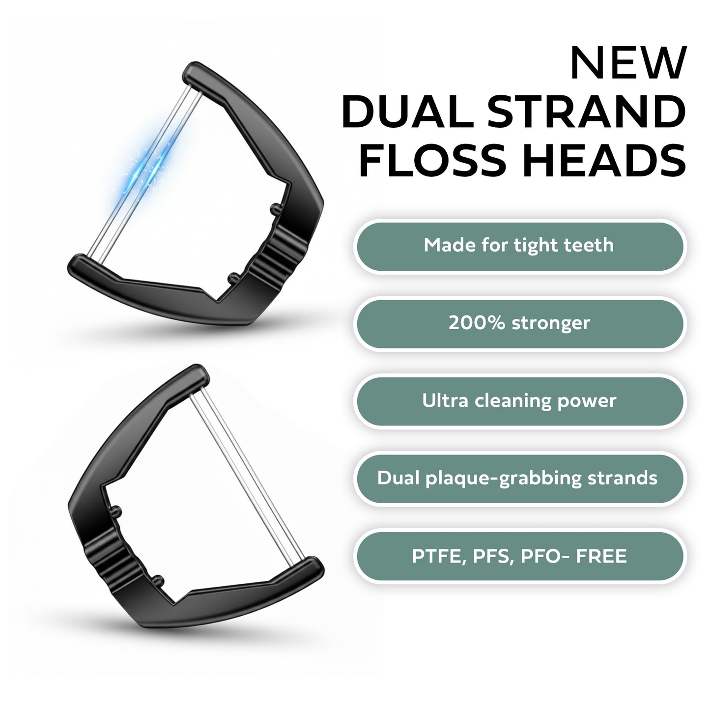 Flossi Electric Flosser - Black