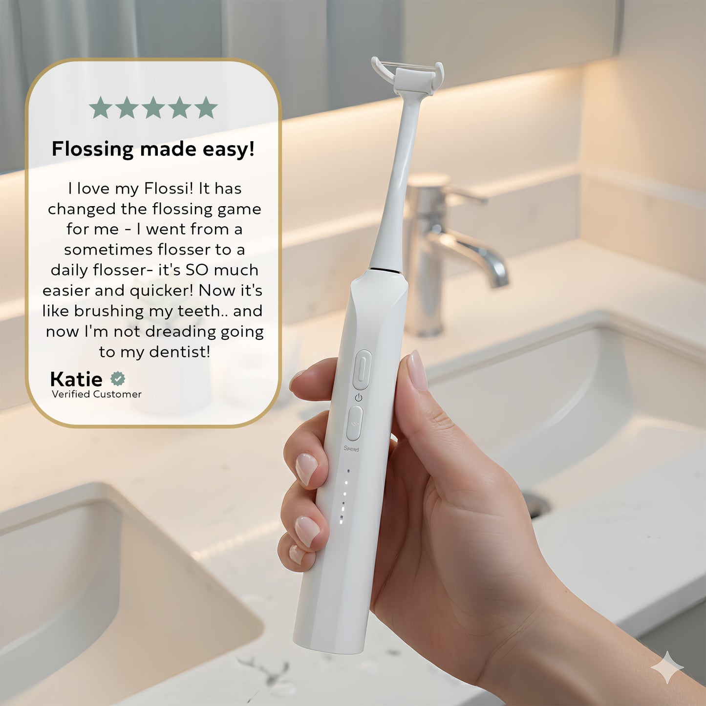 Flossi Electric Flosser - Black